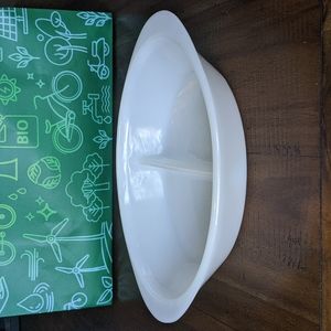 VTG GLASBAKE J2352 divided serving dish